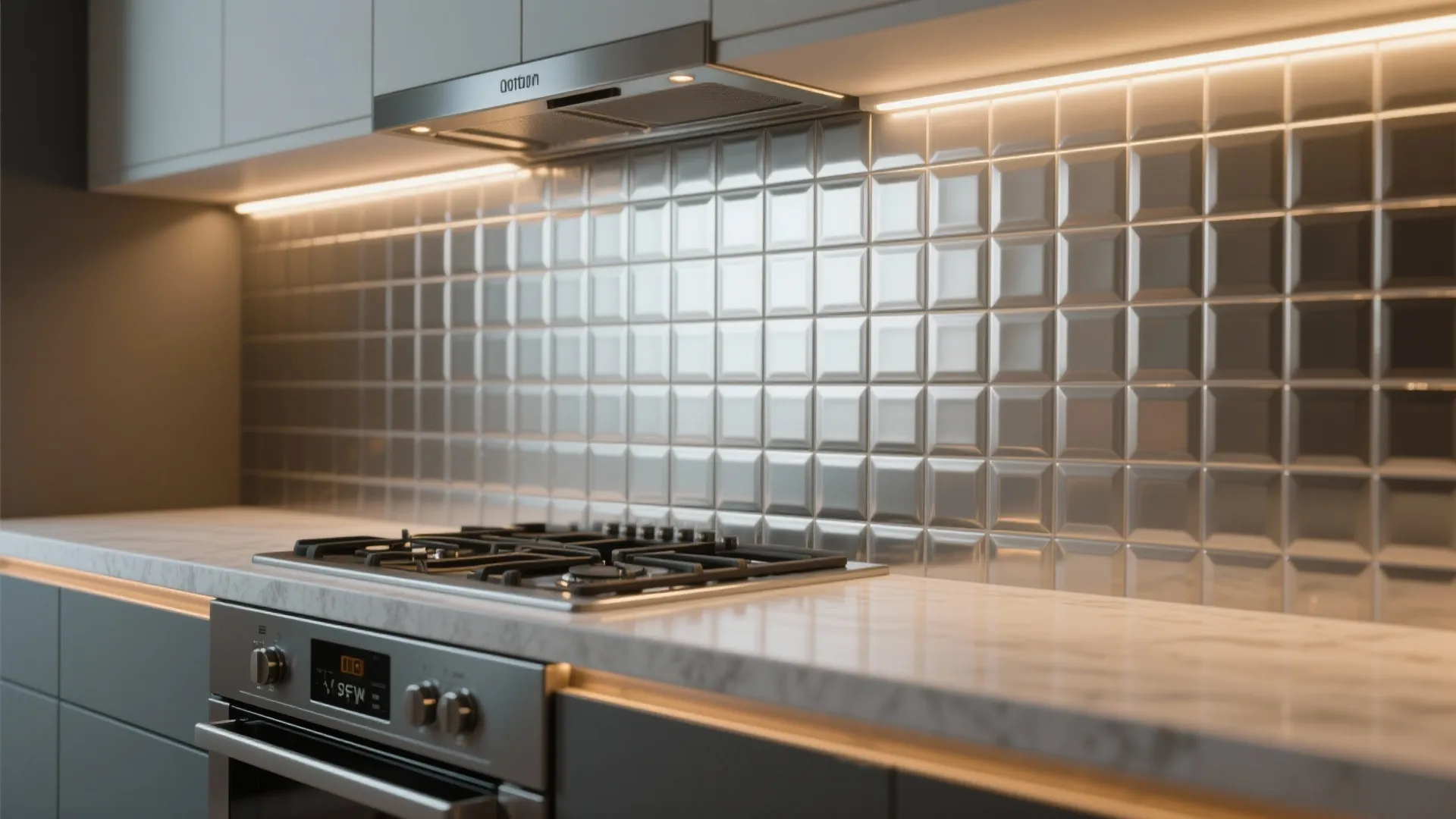 1. Brighten with reflective surfaces and layered lighting