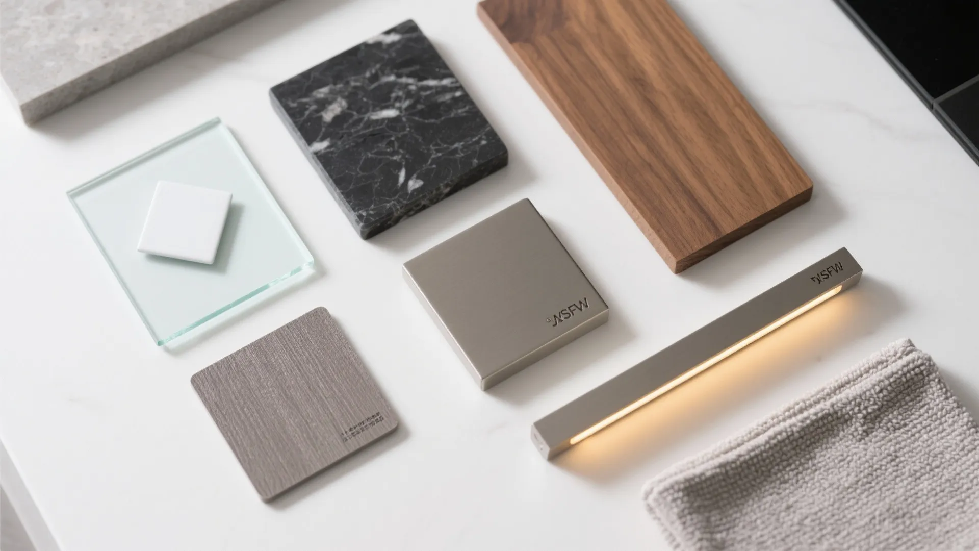 Glass Backsplash for Light and Cleanability