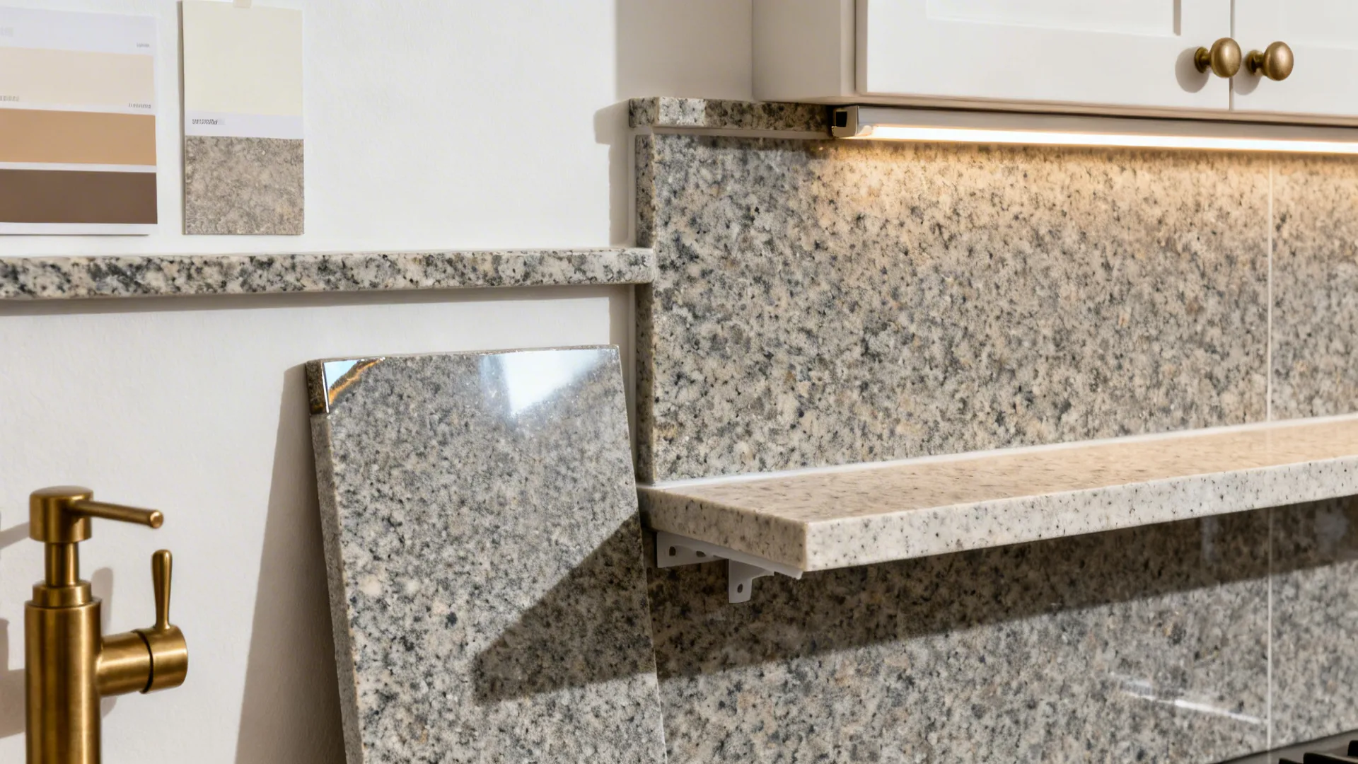 Backsplash Pairings: Seam, Shelf, or Slab Upturn