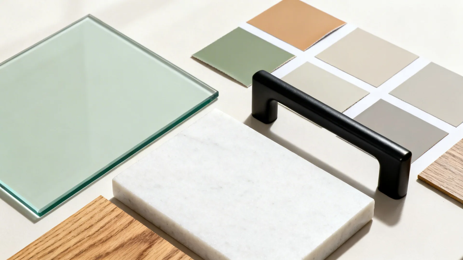 2) Glass Backsplash for Light, Clean, and Heat-Ready Walls