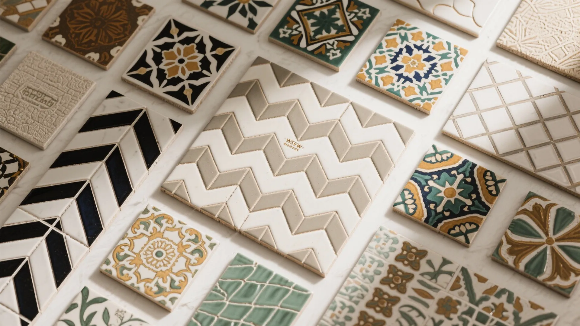 5. Patterned Backsplash Tiles