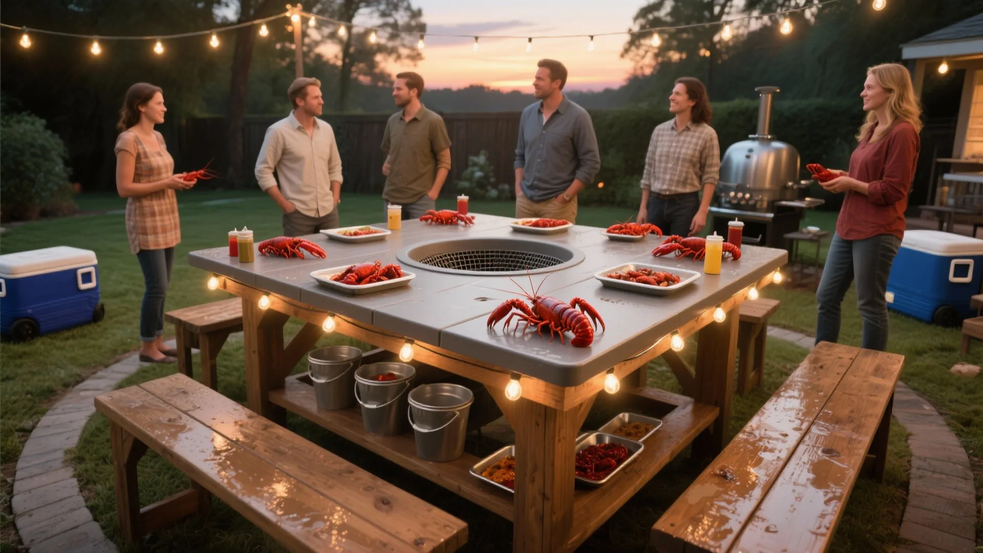 DIY Crawfish Table: The Ultimate Guide to Building Your Own: Fast-Track Guide to Crafting a Custom Crawfish Table in Minutes