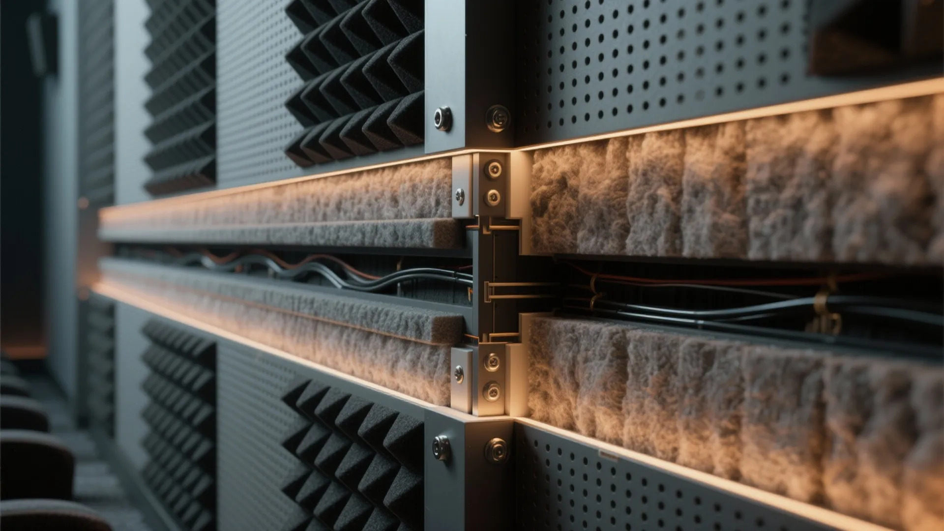 Layered Acoustics with Baffle Walls