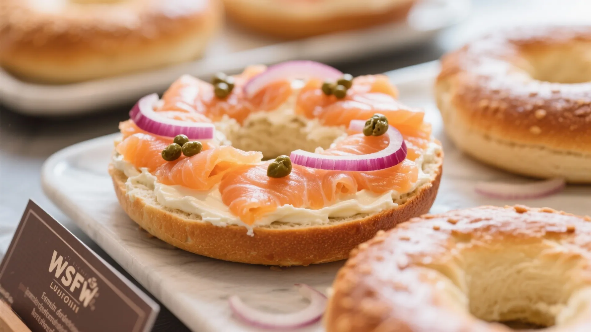 7. Bagel & Lox Display