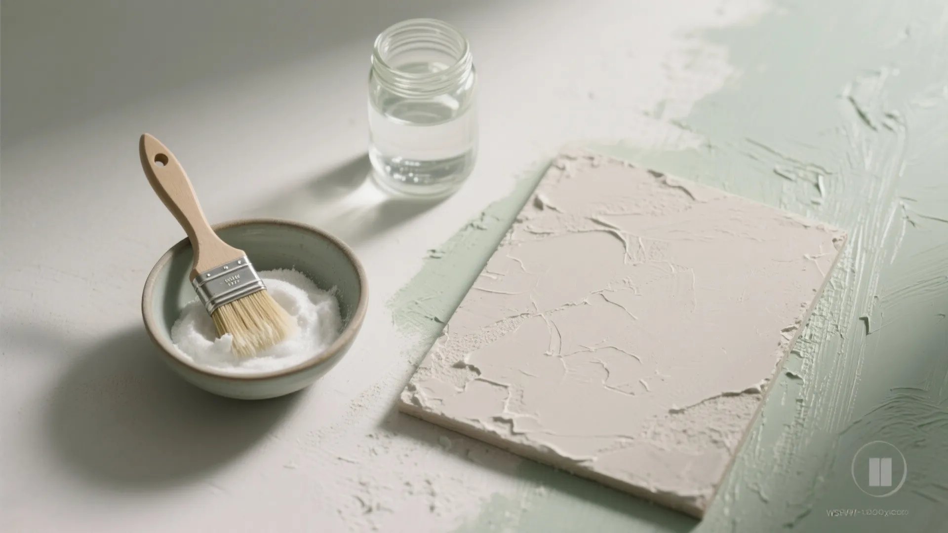 Inspiration 3: Baking soda paste for textured surfaces