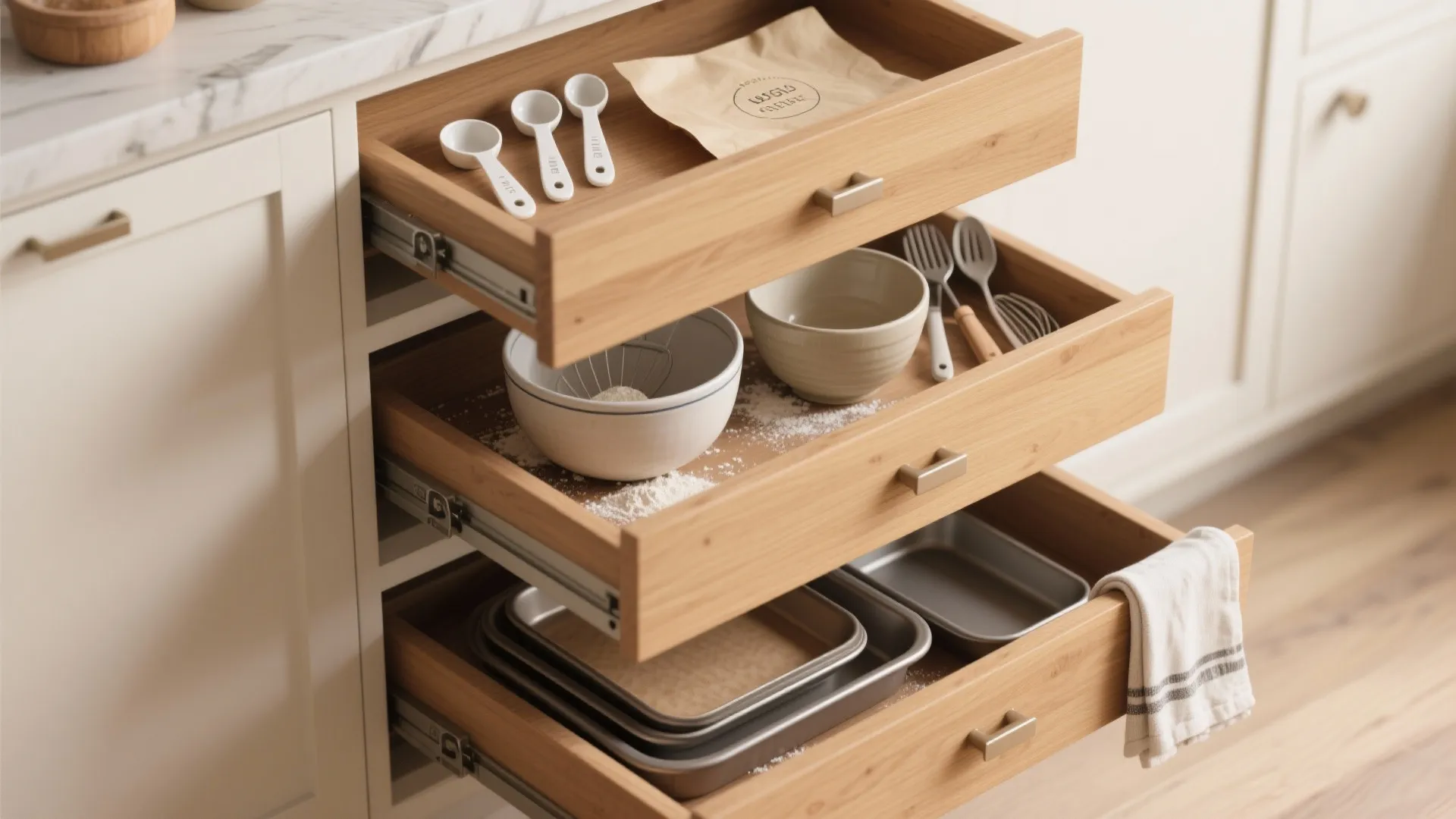 4. Baking Station with Nested Trays