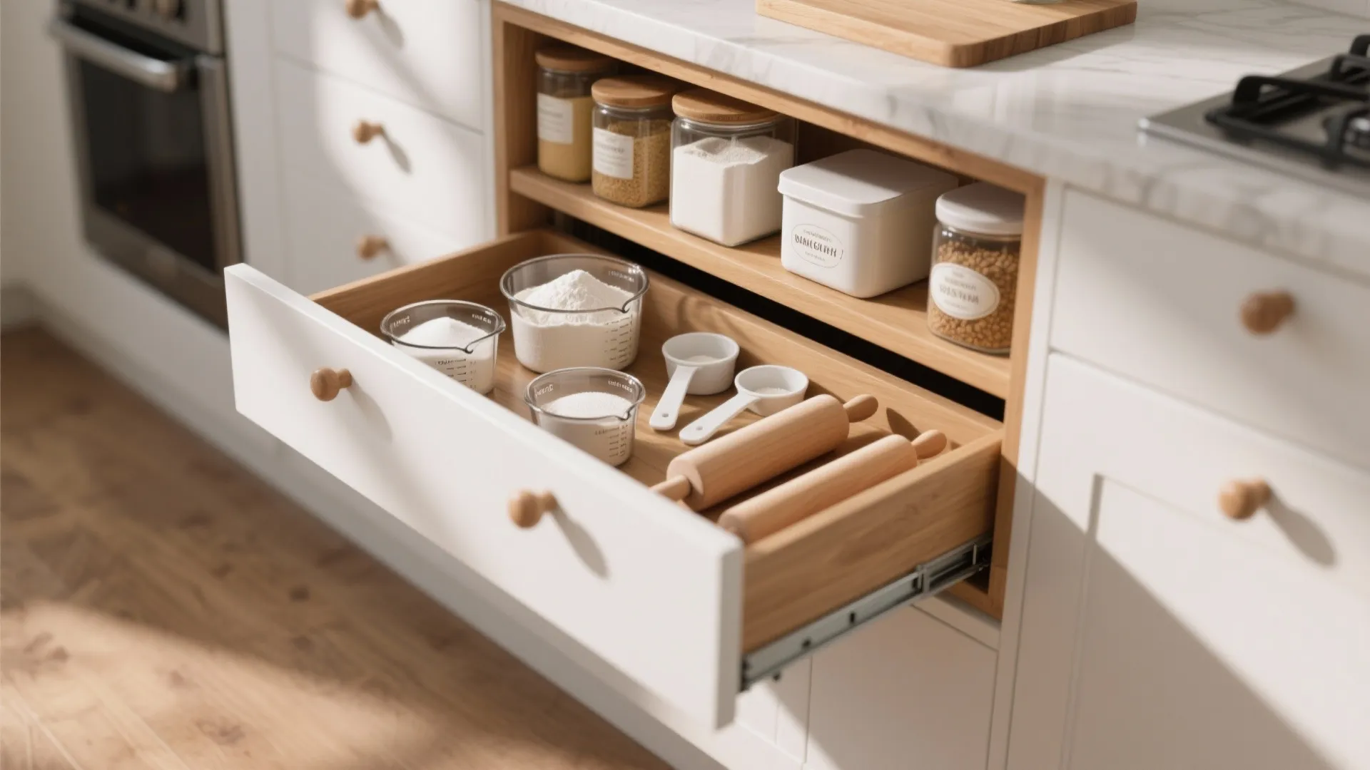 10. Baking station drawer