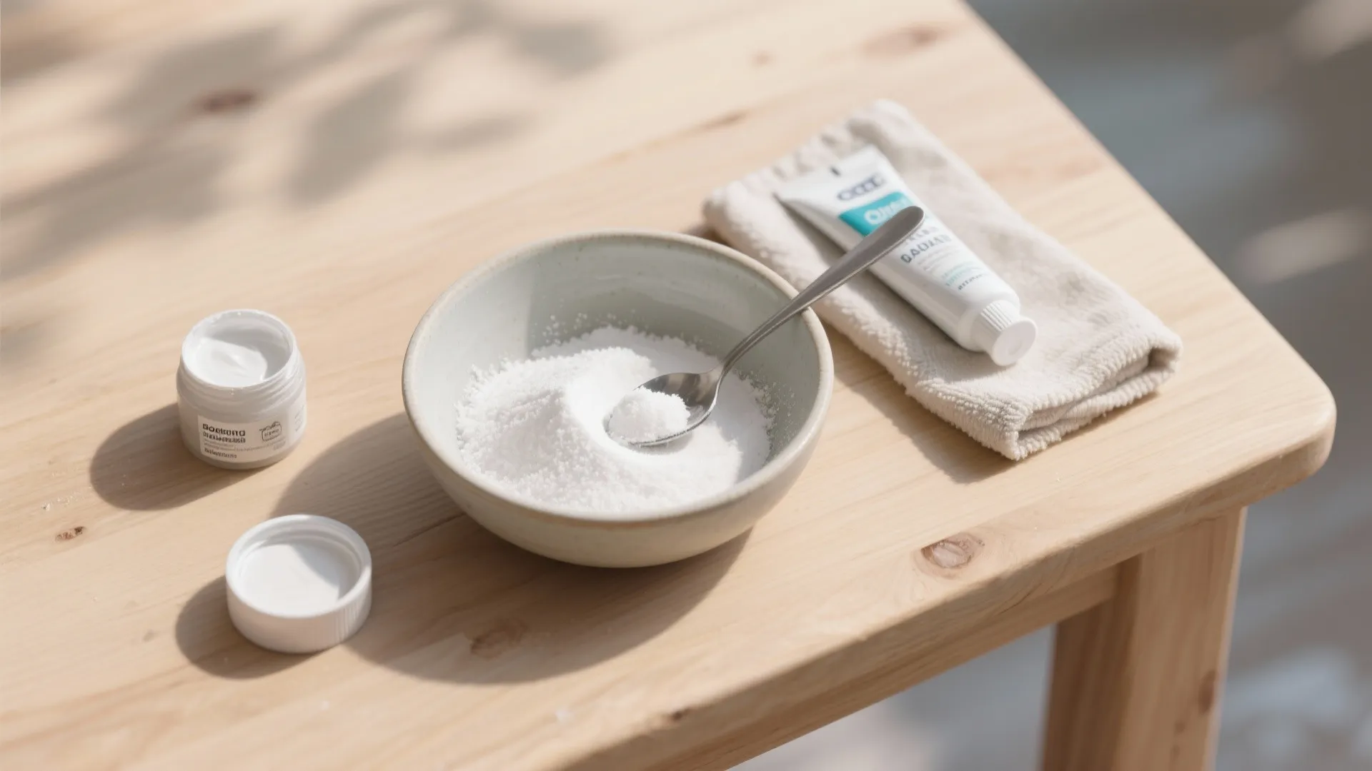3. Baking soda + toothpaste paste