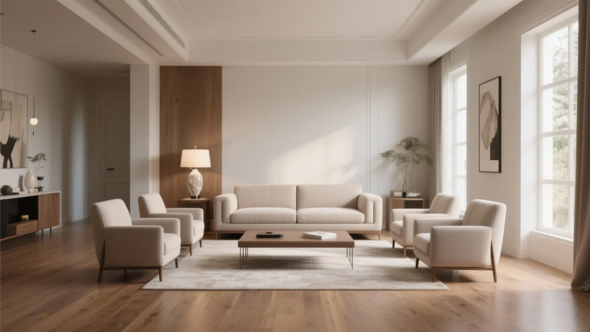 Balanced Furniture Arrangement