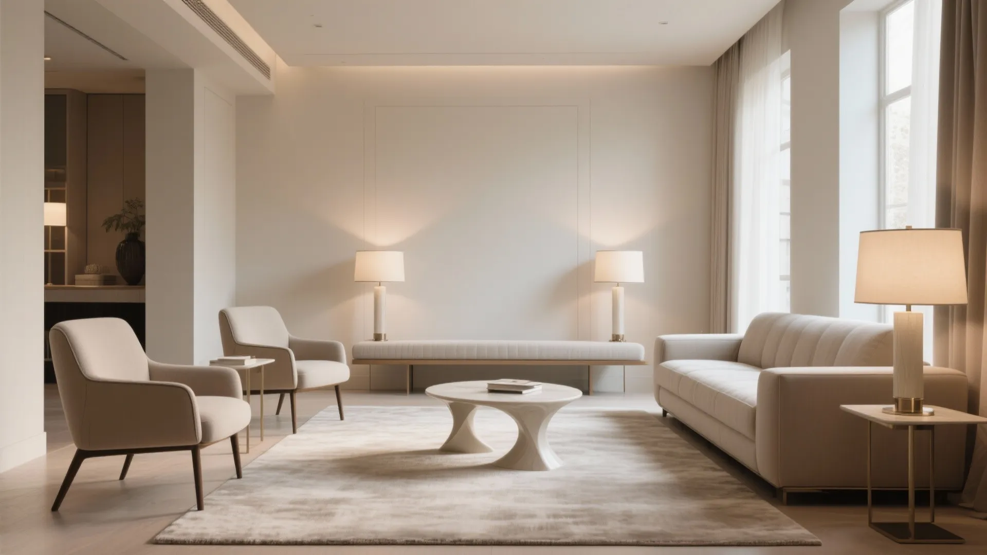 Balanced Layouts: Symmetry with Slim Profiles