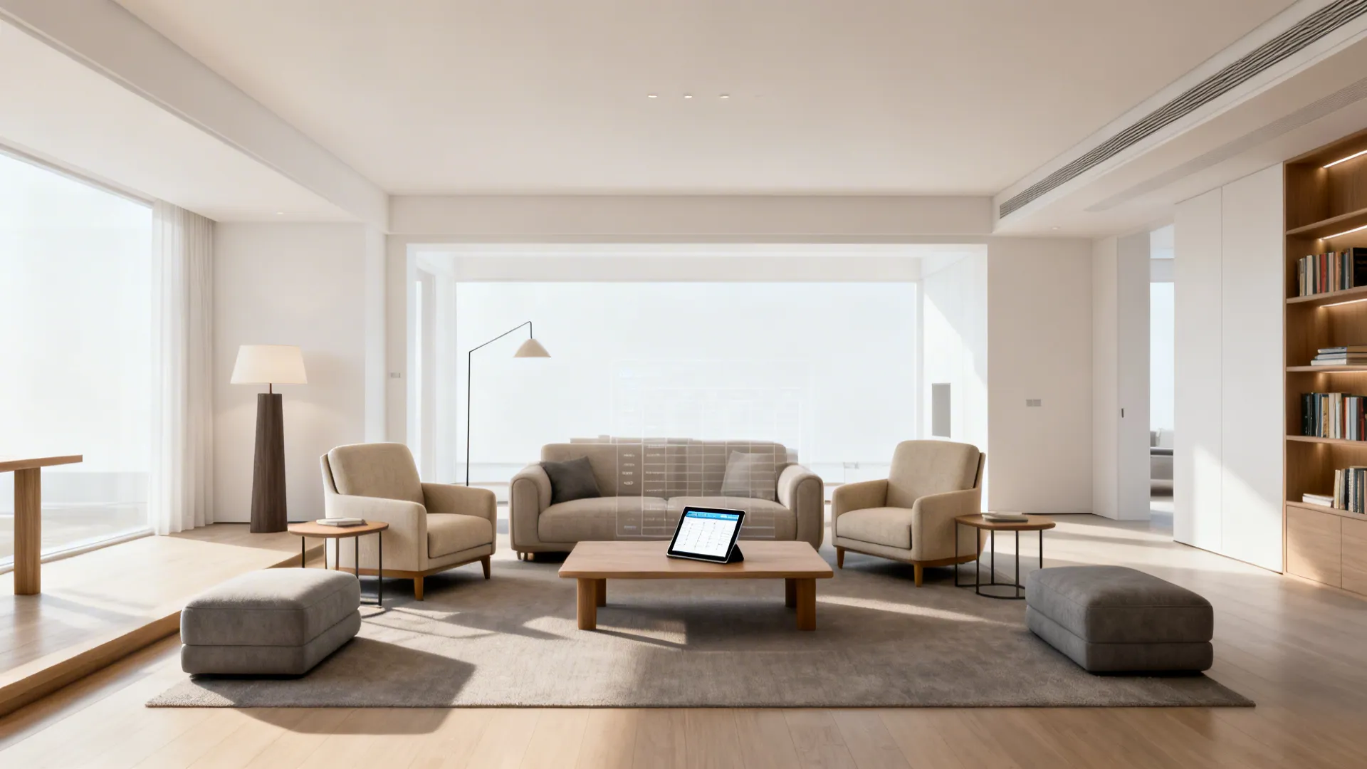 3. Balanced scale and open sightlines