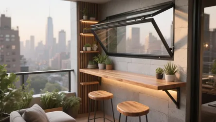 5 Balcony Small Hanging Bar Designs That Maximize Space