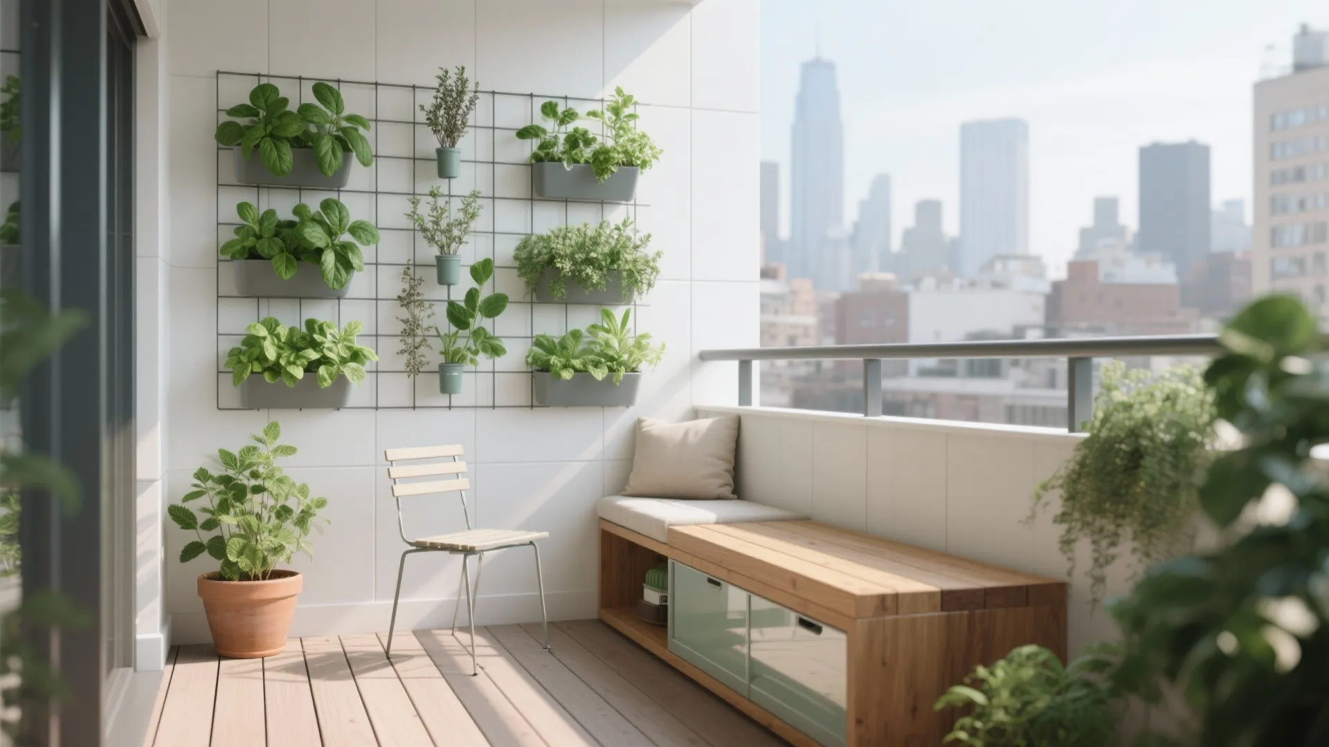 5 Apartment Balcony Herb Garden Ideas That Work: Small spaces spark big flavor: my pro-tested balcony herb game plan for renters and micro homes