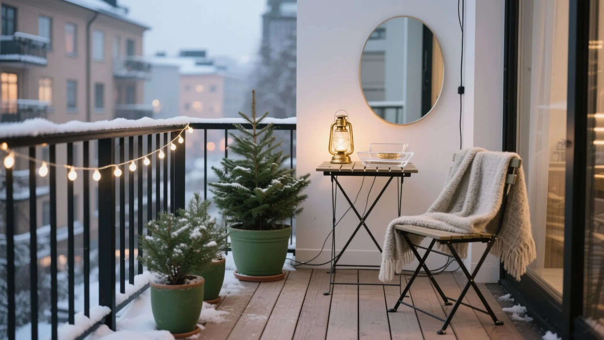 5 Apartment Balcony Christmas Decor Ideas I Swear By