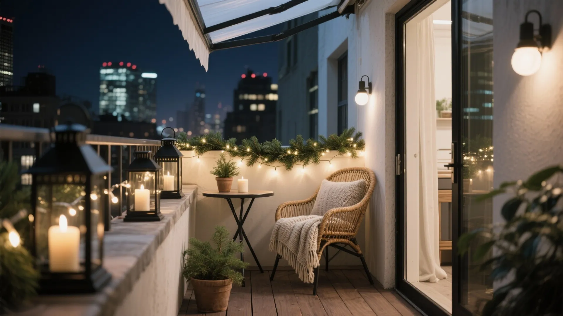 5 Apartment Balcony Christmas Lights Ideas to Try