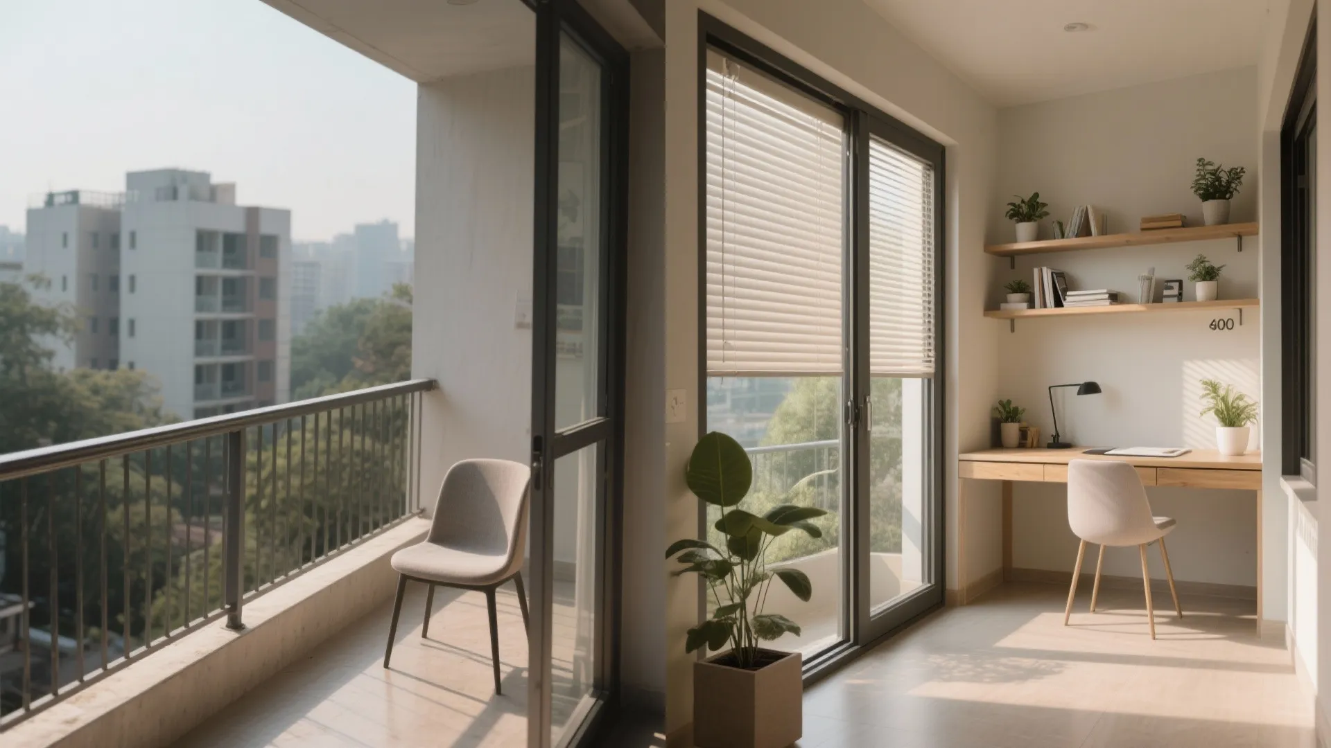 Balcony to Study/Flex: Harness Light, Block Heat