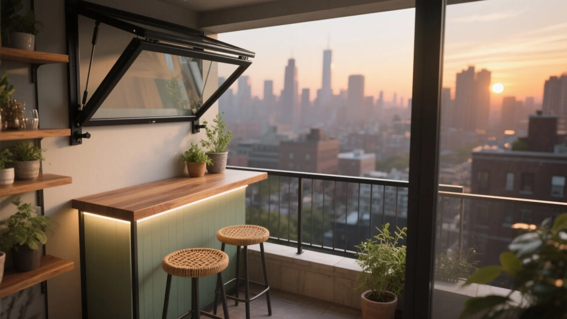 5 Balcony Bar Design Ideas for Small Spaces