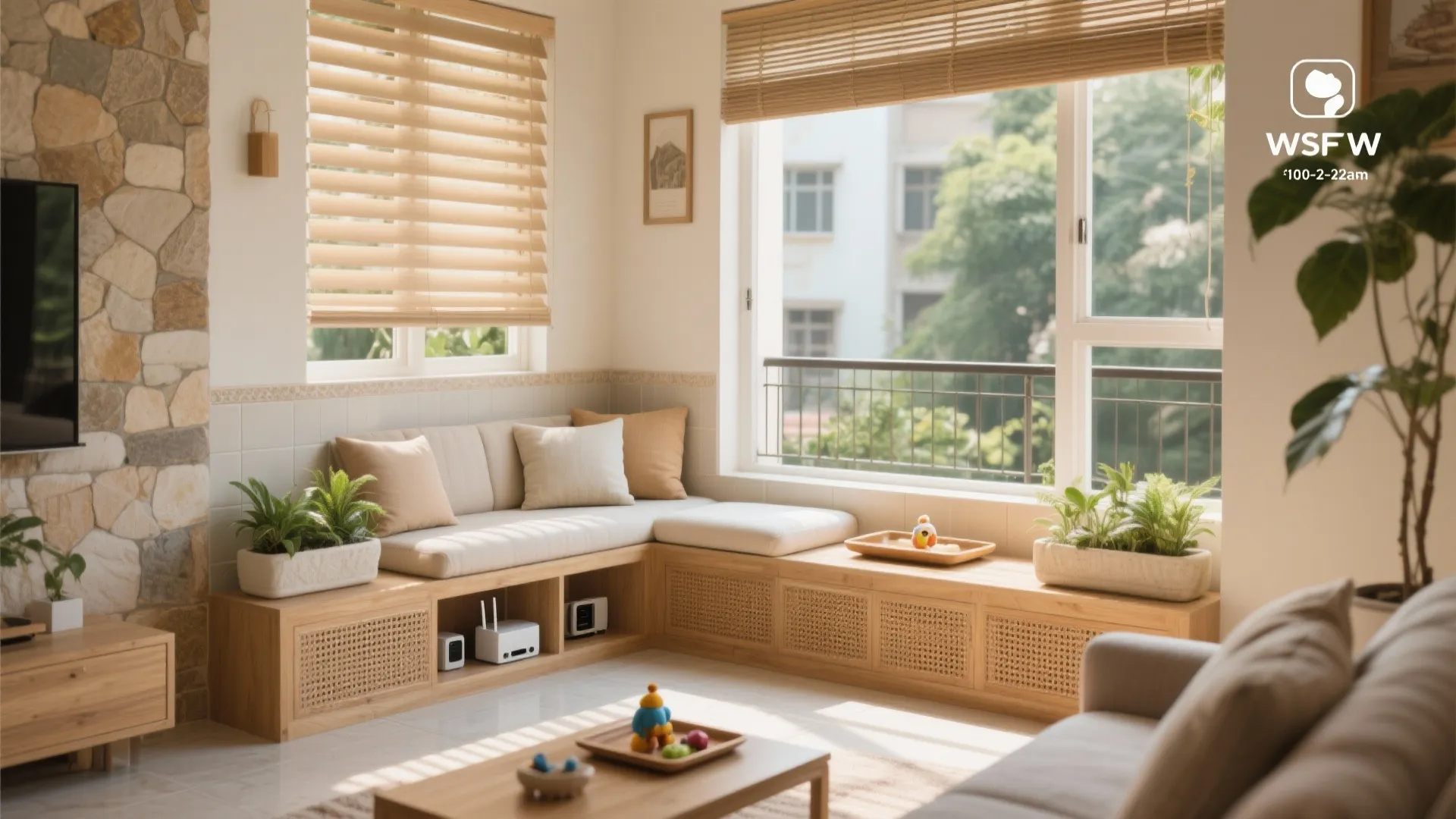 Balcony-to-bay: a light-first lounge