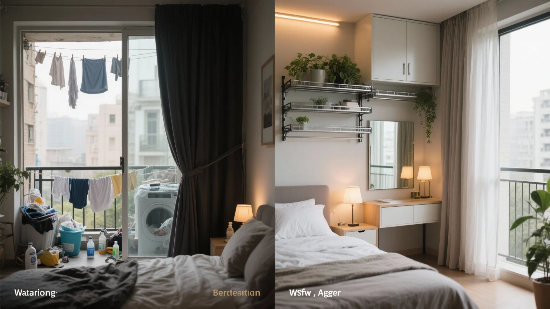 Balcony Utility + Light-First Bedroom Strategy