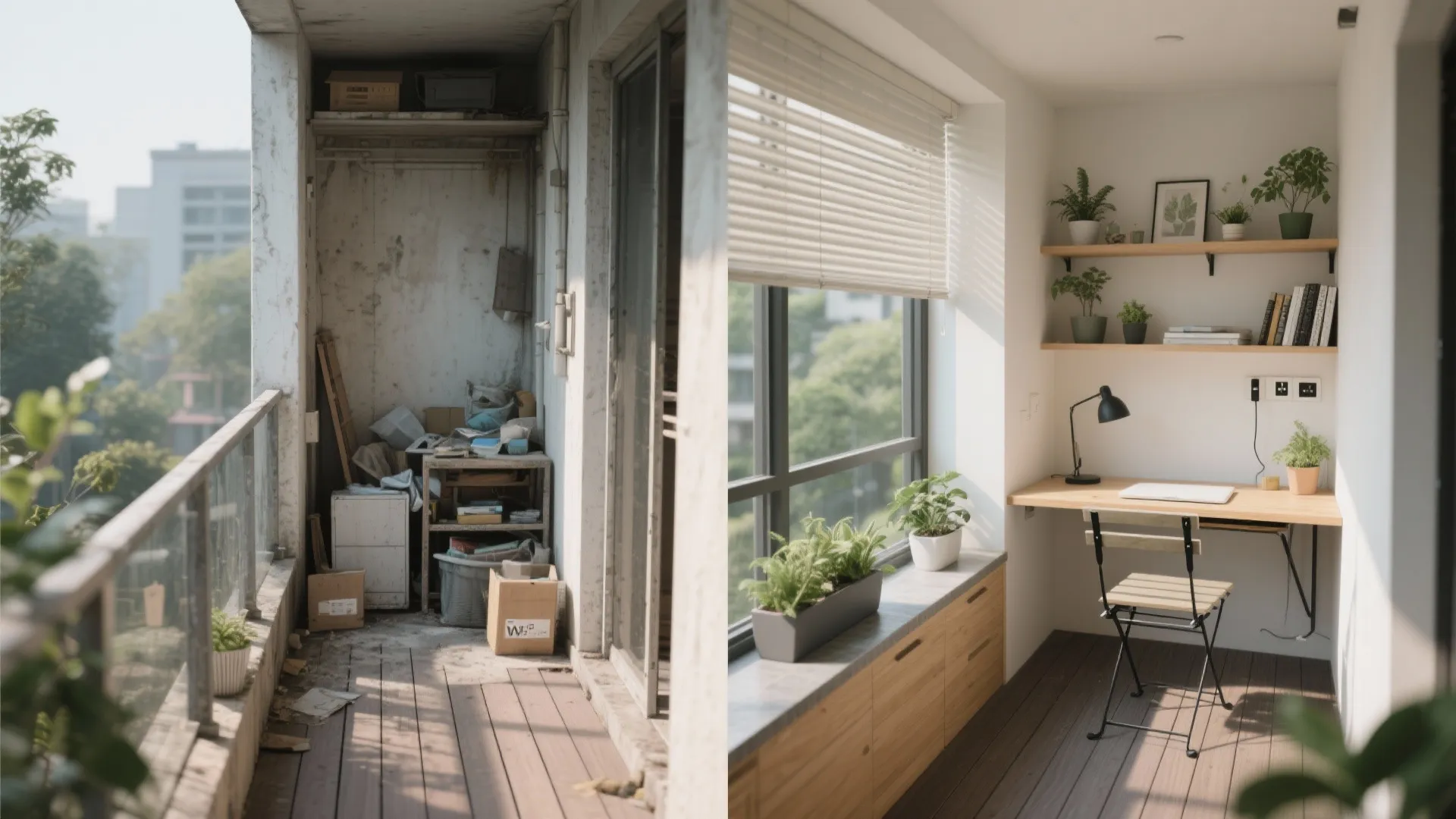 5) Balcony-to-Nook: Dining, Work, or Green Retreat