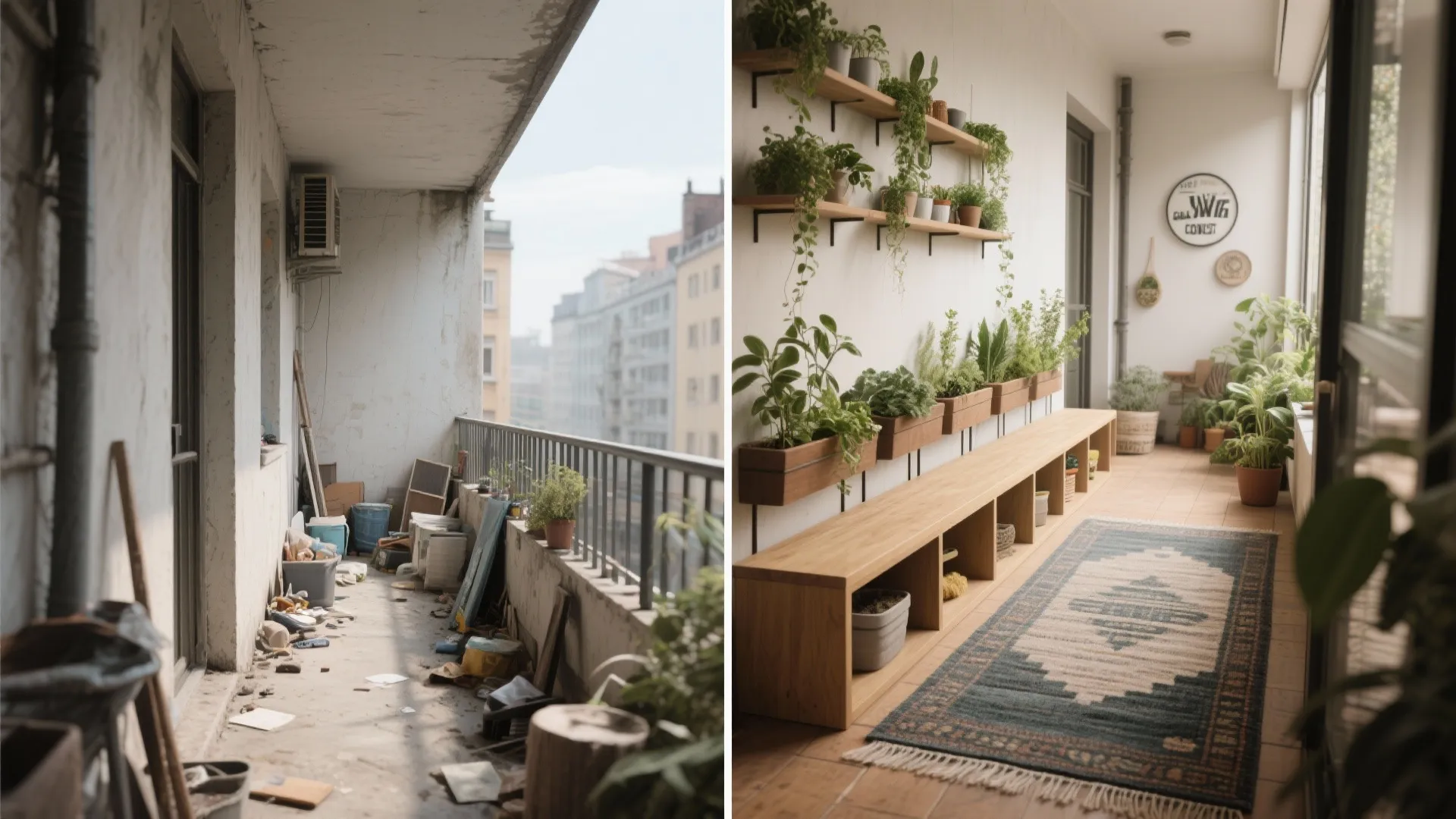 5) Multipurpose Storage Benches + Herb Rail Kits