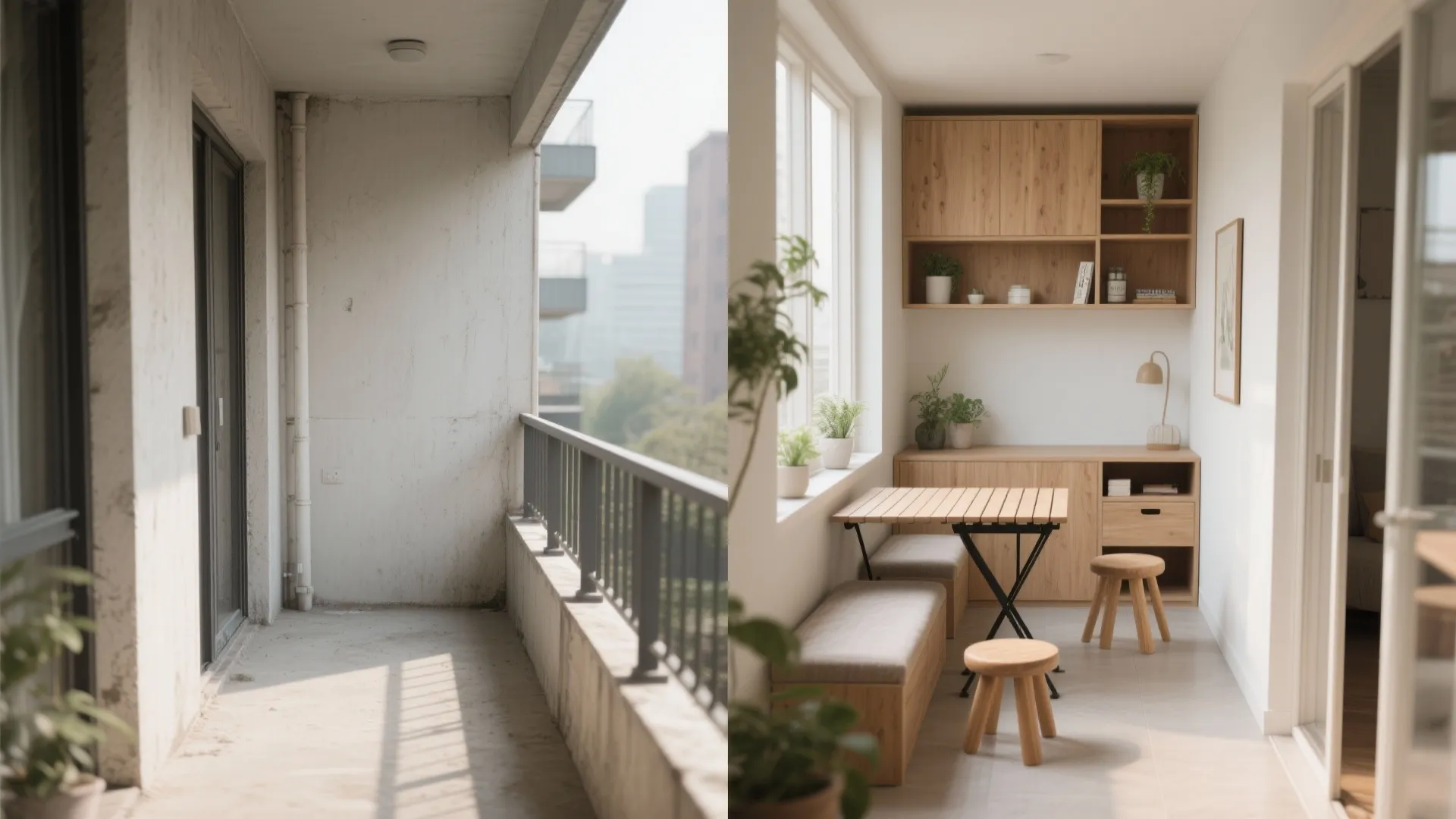 3) Multipurpose seating: storage benches, fold-down tables, and nesting stools