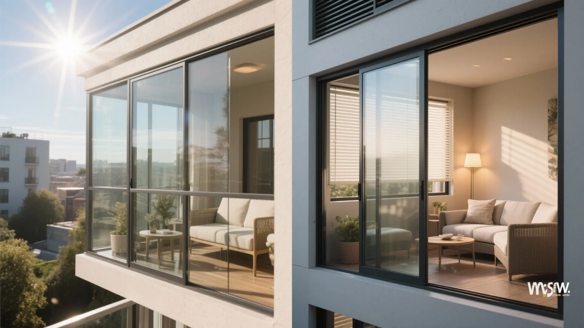 Smart Shading and Solar Control on Glass Balconies
