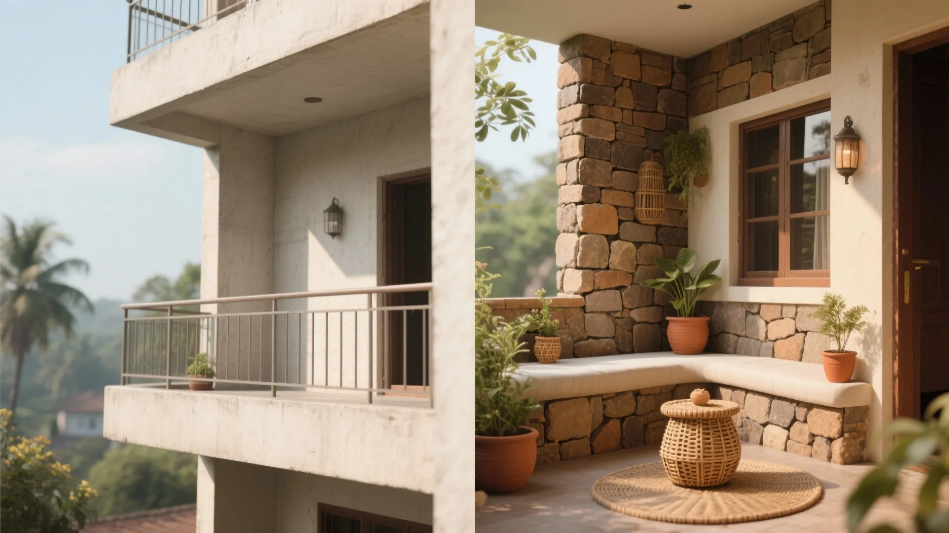 Laterite Textures and Low Built-in Ledge Seating