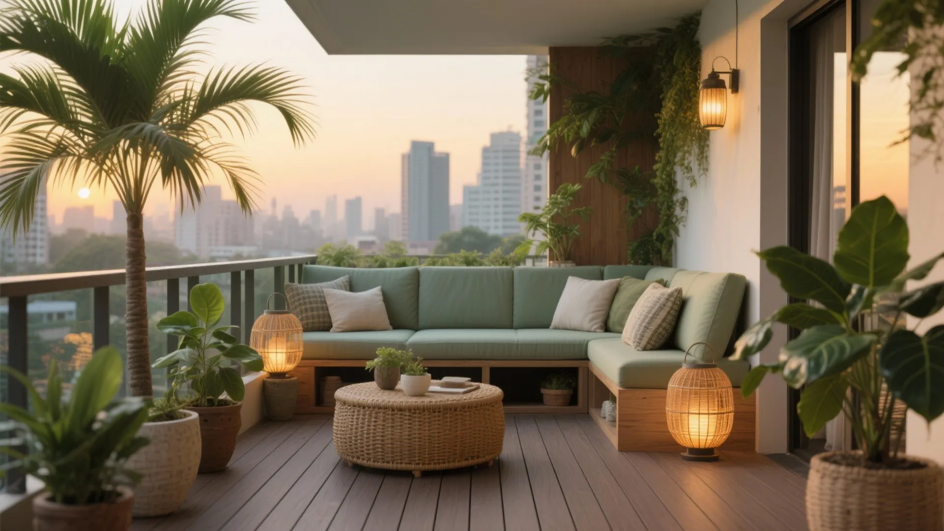 Balcony as biophilic lounge: a pocket wellness retreat