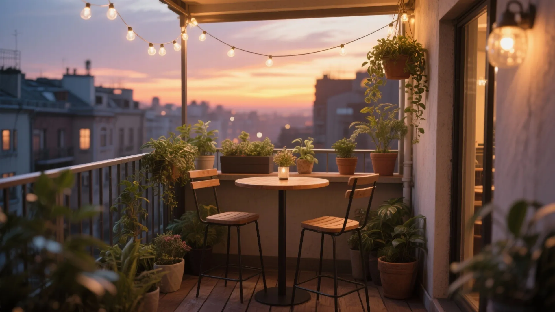 Balcony Bistro Setup