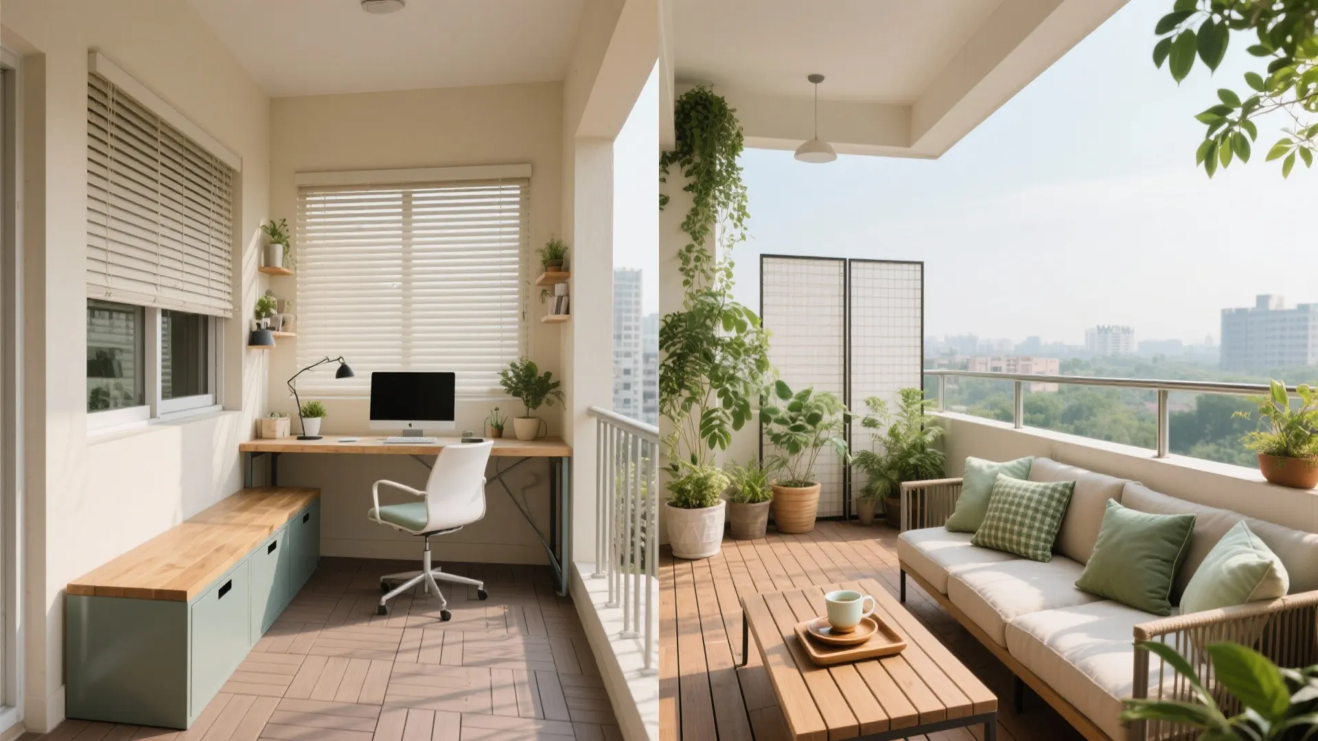 5) Balcony to bonus room: work, unwind, or laundry—without walls
