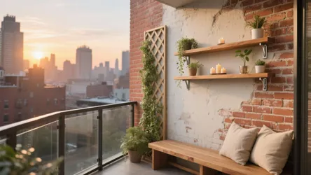 5 Balcony Brick Wall Design Ideas
