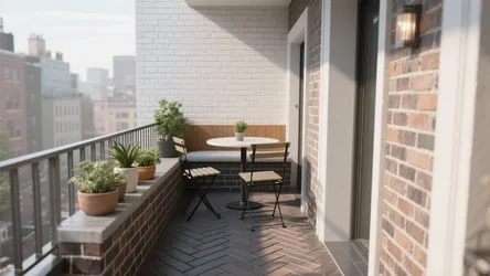 5 Balcony Brickwork Design Ideas That Max Out Small Space