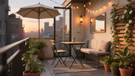 5 Balcony Cafe Design Ideas for Small Spaces
