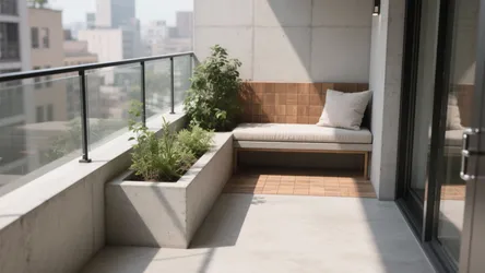 5 Balcony Cement Design Ideas That Wow Small Spaces
