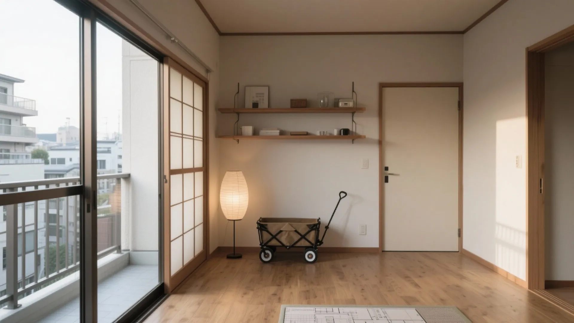 ベランダ物置が禁止されやすい理由と、室内に“逃がす”発想（東京小戸型）