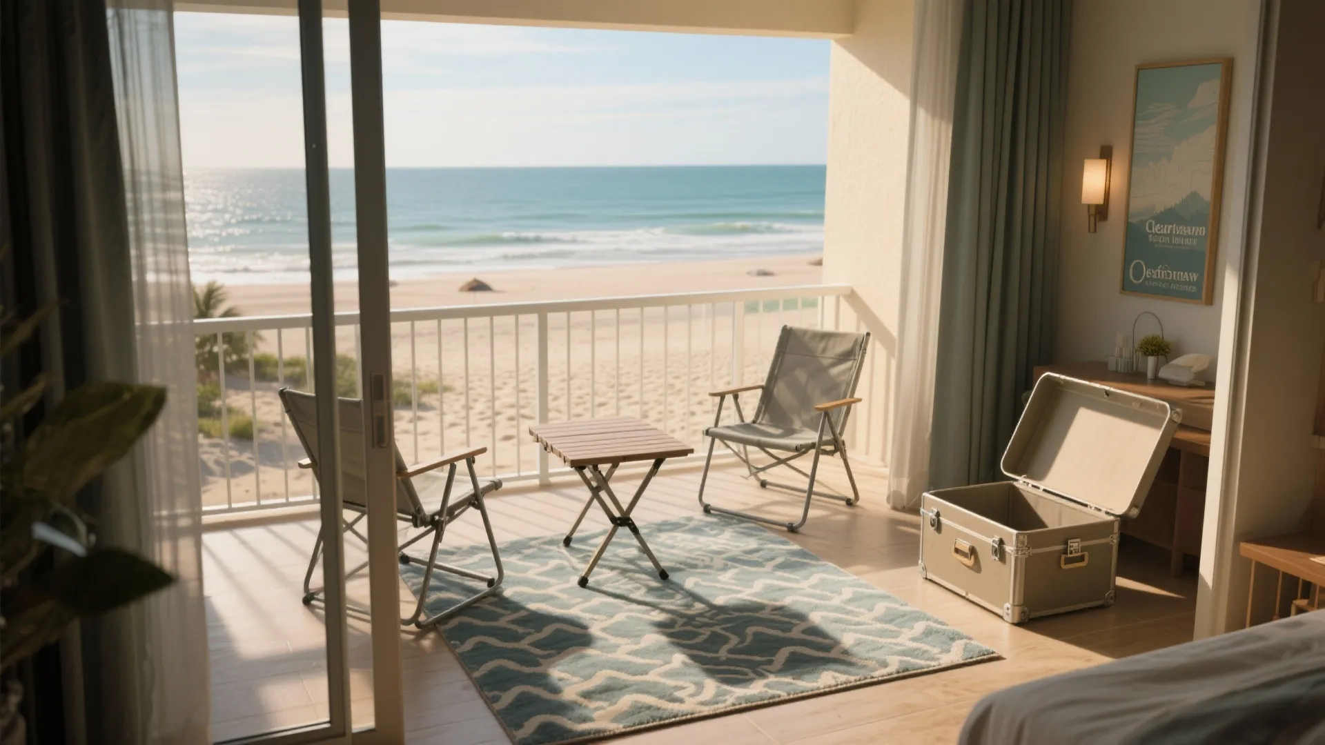 1. Maximize the balcony as an extra room