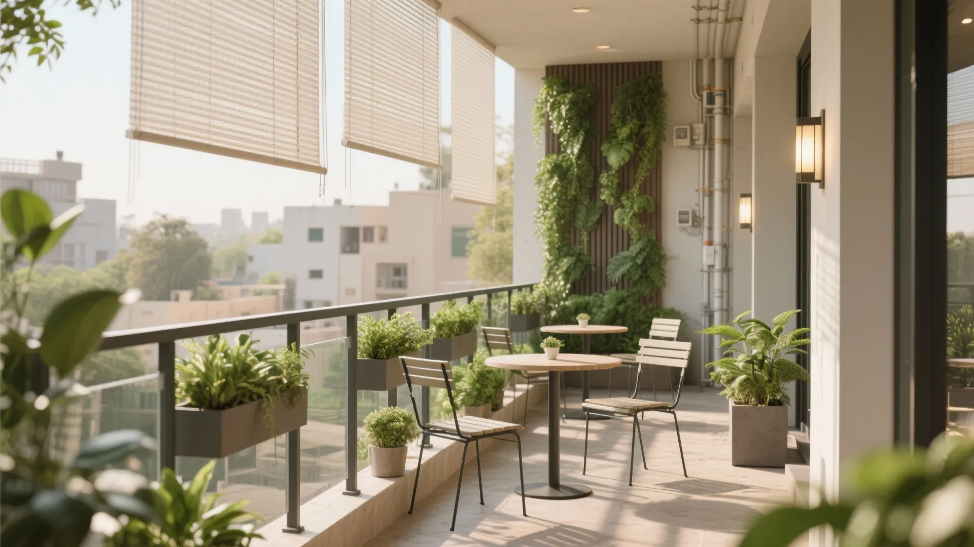 Balcony and utility: your comfort buffer