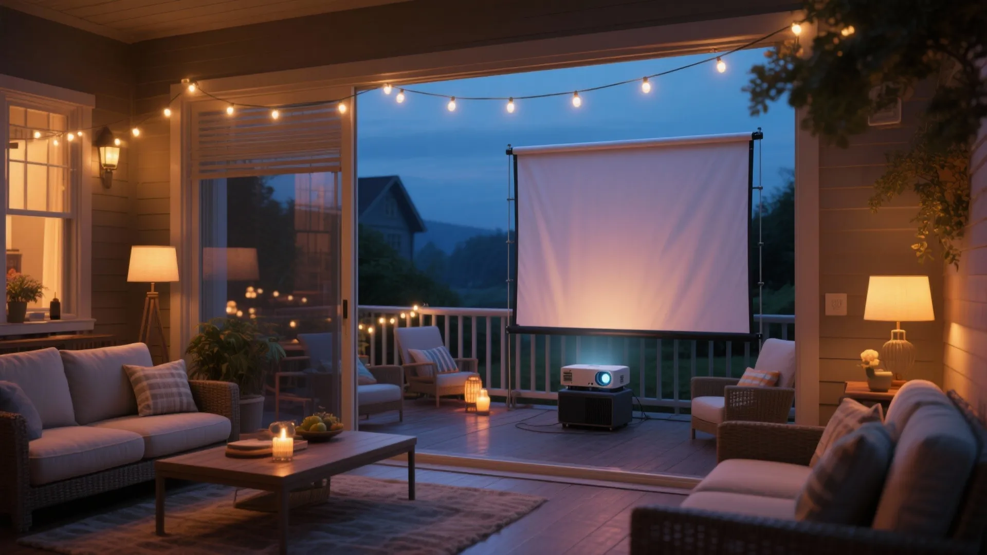 5. Balcony-to-living convertible setup