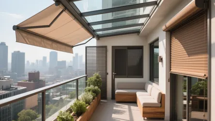 5 Balcony Design Cover Ideas That Maximize Small Spaces