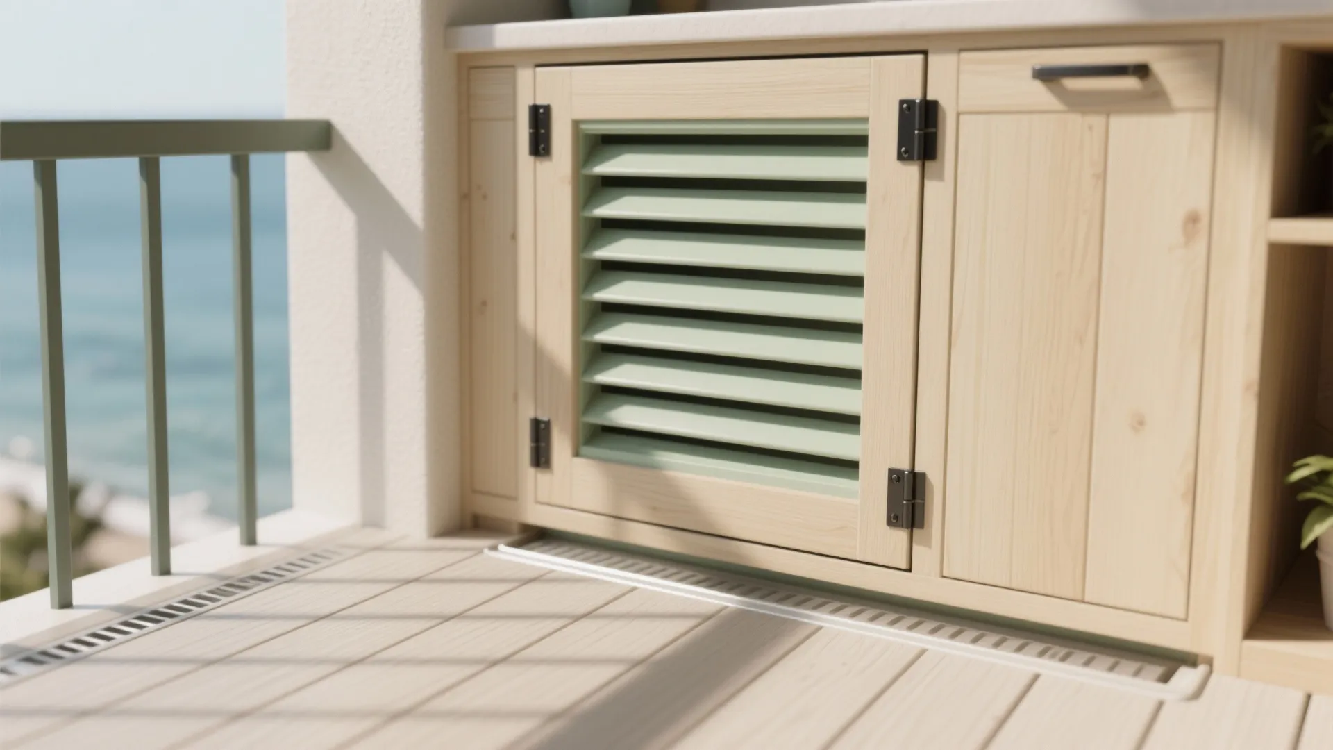 Balcony + Utility: Green Nook and Clever Daylight Strategies