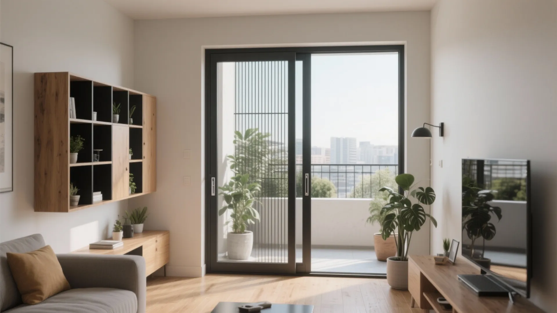 Balcony door design with grill: 5 ideas: Small-space friendly balcony door design with grill: practical, stylish, and secure