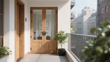 Balcony Wooden Door Design: 5 Smart Ideas