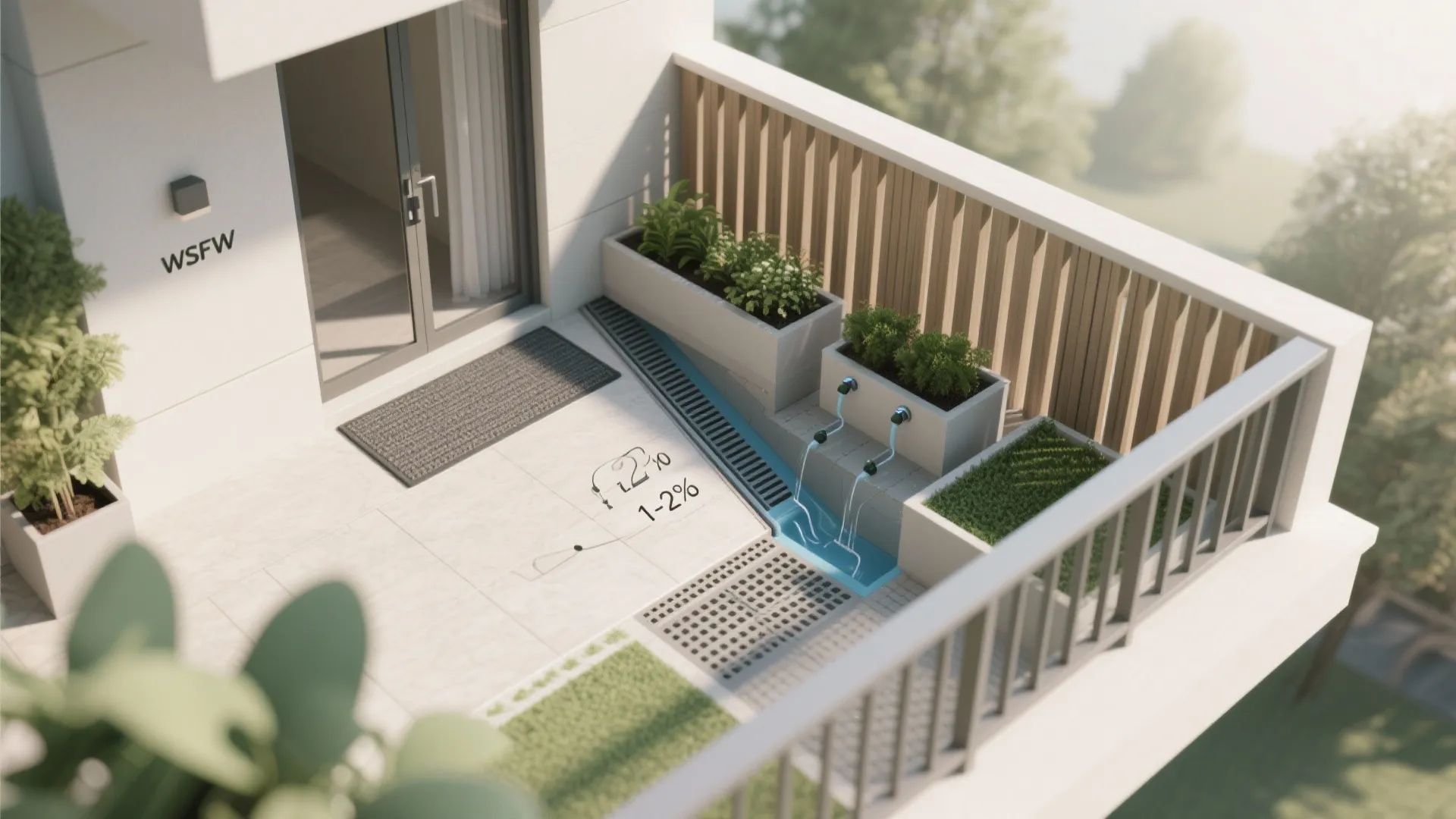 Privacy, Drainage, And Low-Maintenance Planting