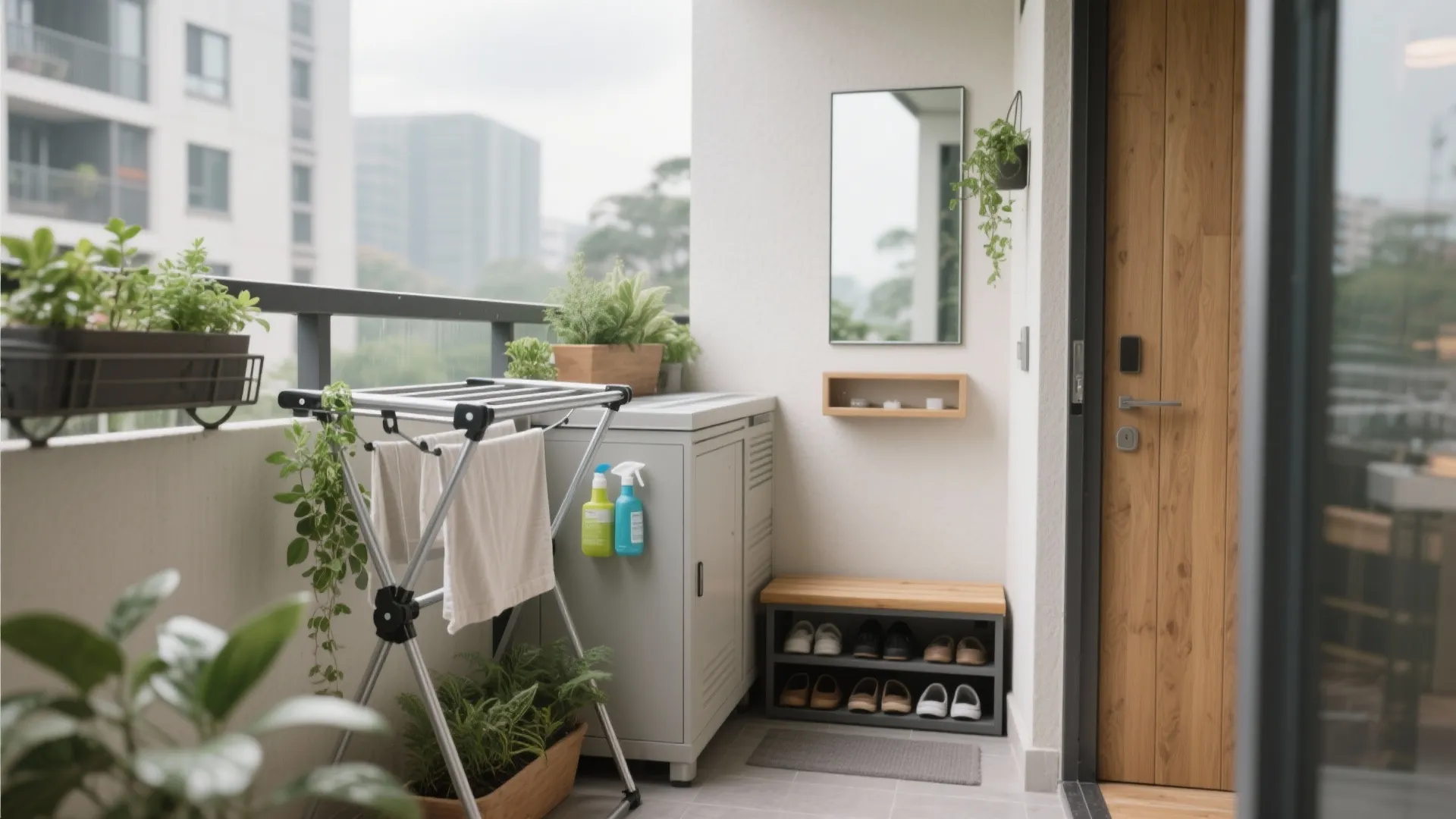 Balcony Utility + Entryway Smarts