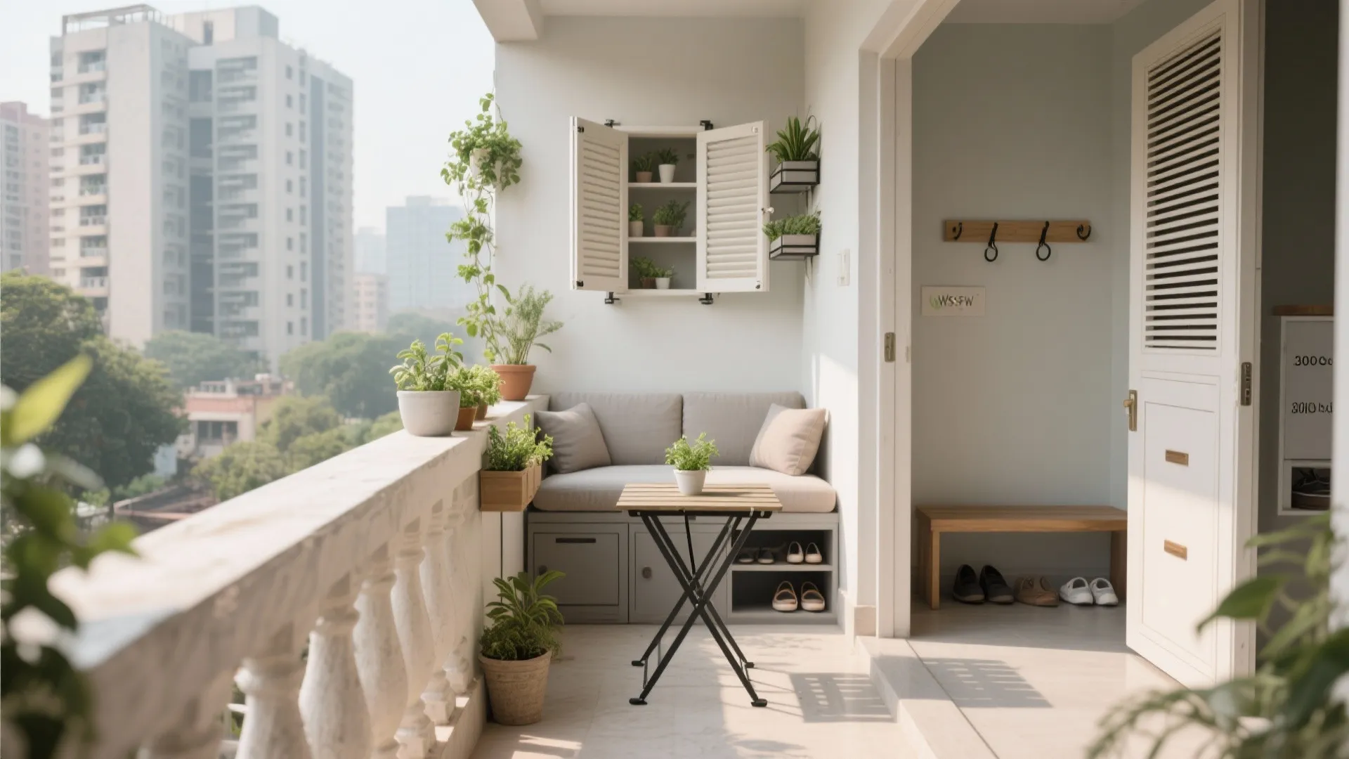 Balcony and entry hacks that change daily life