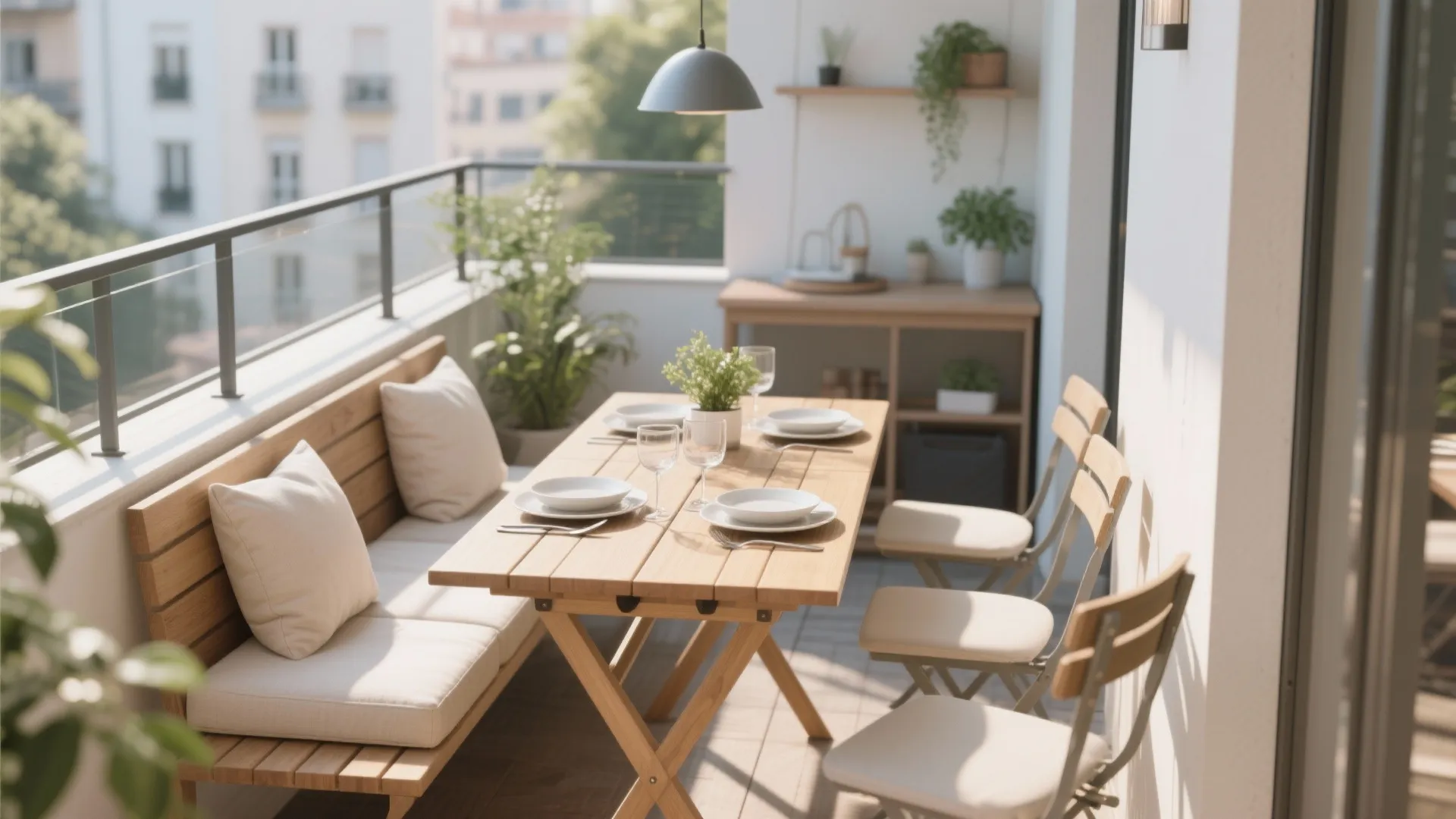 Tip 1: Compact extendable tables