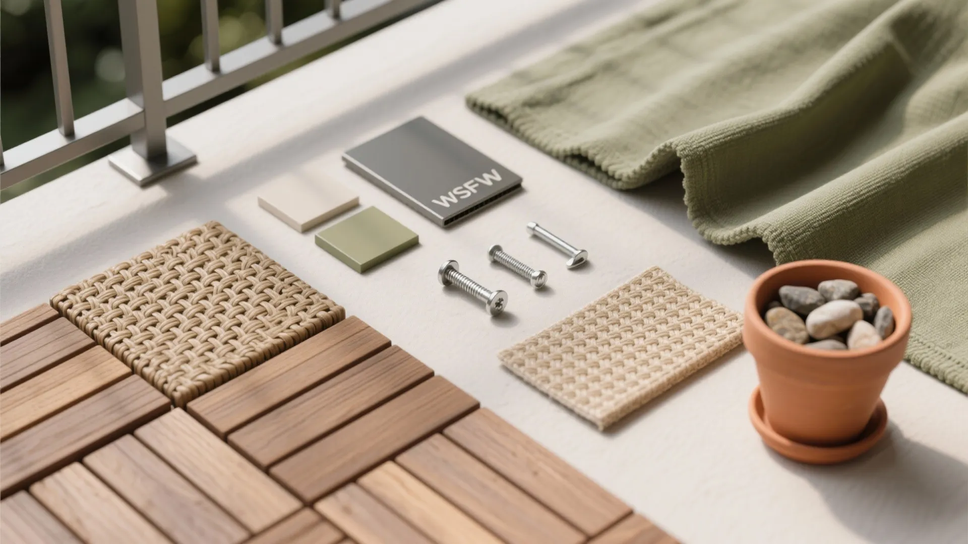 Balcony utility + a biophilic nook for coastal living