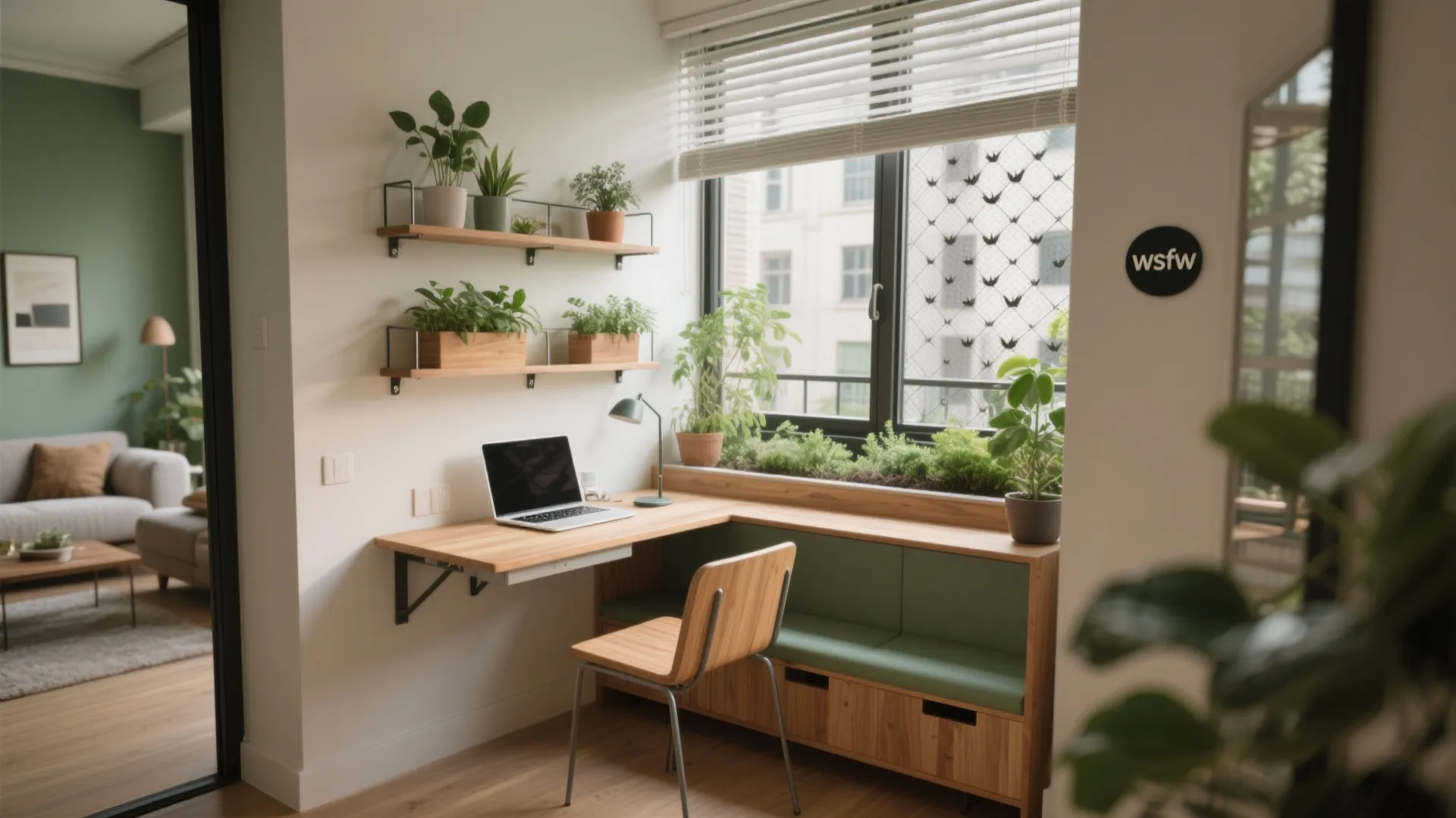 Balcony as a Flex Room: WFH, Green Nook, or Tea Corner