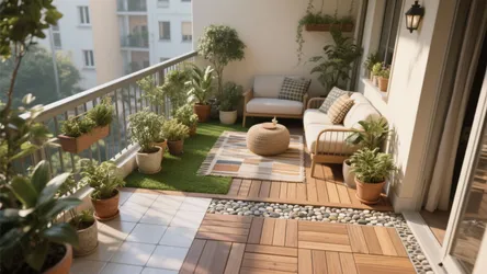 5 Balcony Flooring Ideas to Transform Small Spaces